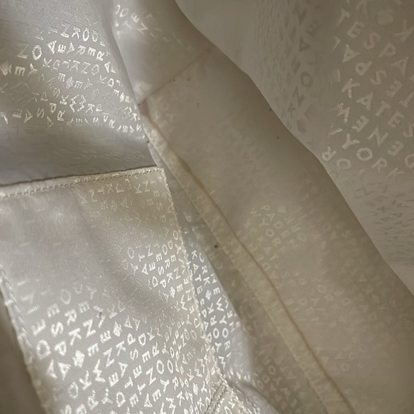 KATE SPADE - white Caroline lane forester tote- NWT - Picture 8 of 15